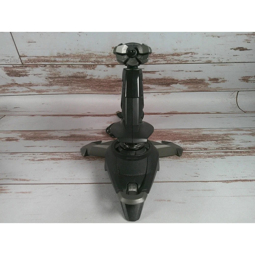 Saitek Cyborg V.1 USB PC Flight Simulator Stick Joystick Controller Used